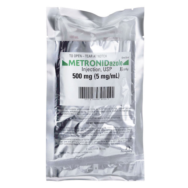 メトロニダゾール 500mg (5mg/ML) 注射液（点滴用バック）100mL