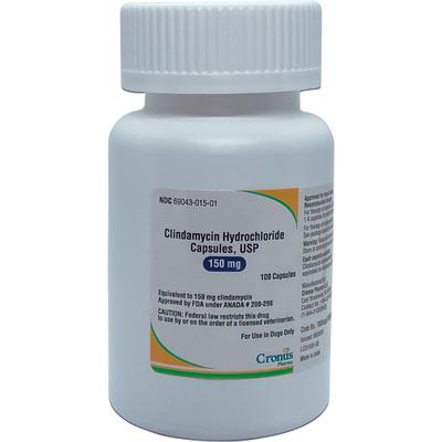 クリンダマイシン塩酸塩　150mg　100カプセル