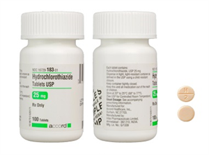 ヒドロクロロチアジド 25mg 100錠