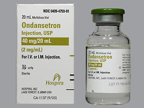 塩酸オンダンセトロン 2mg/ML 20mL　注射