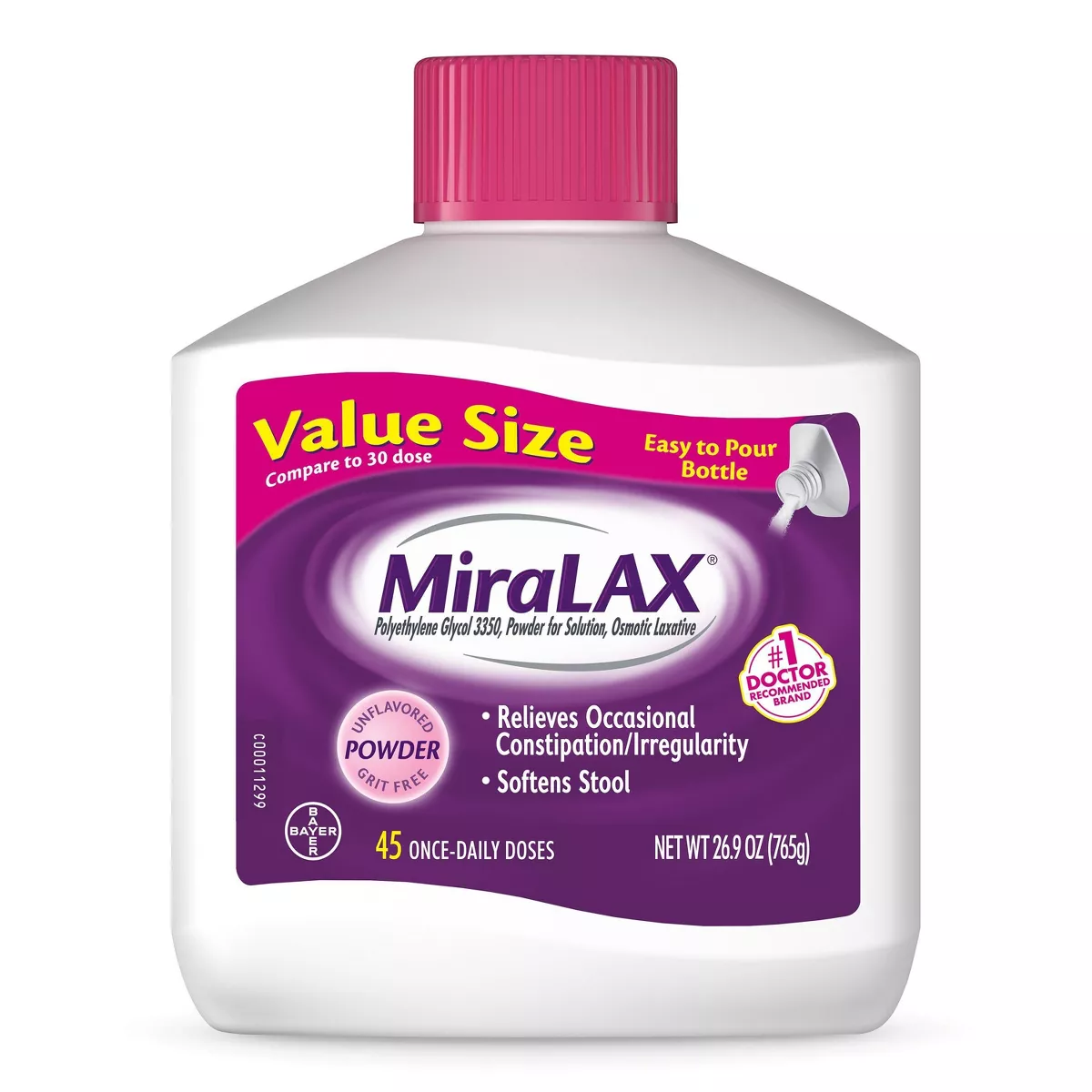 MiraLAX  パウダー(ポリエチレングリコール)765g