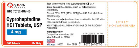 シプロヘプタジン塩酸塩 4mg 100錠