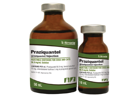 プラジクアンテル56.8mg/ml 注射液