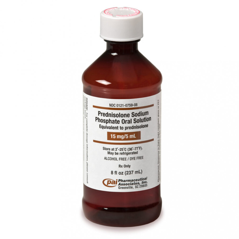 プレドニゾロン シロップ 15mg/5mL 237mL