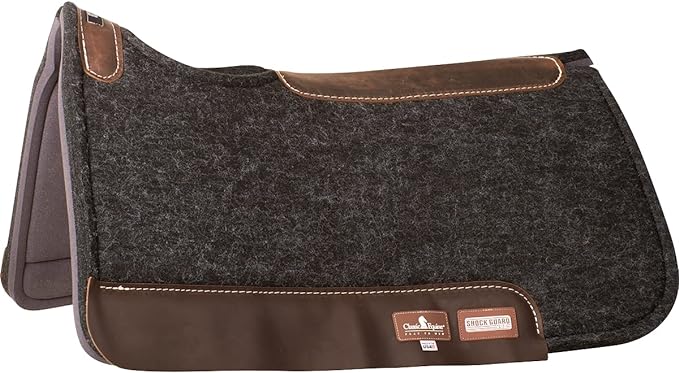 馬用　ショックガード フェルトトップサドルバック, 3/4-inch Thick, 31-inch x 32-inch