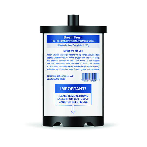余剰麻酔ガス　使い捨てフィルター（缶本体・フィルター付き）3本セット